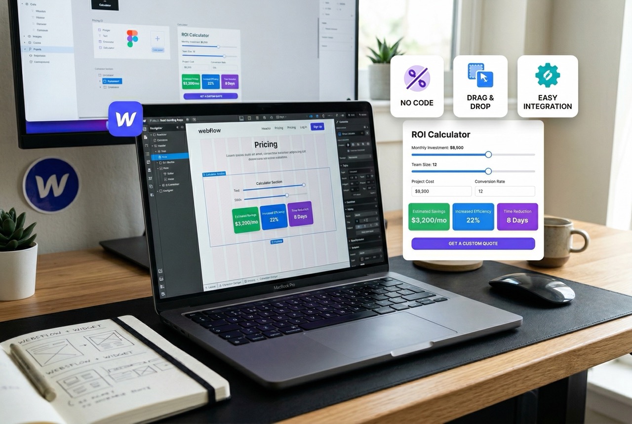 Калькулятор для Webflow: как встроить без программиста